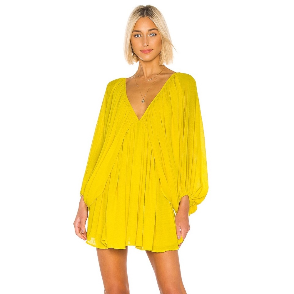 Tularosa Nola Dress vibrant yellow